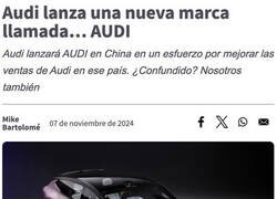 Enlace a Audi estrena nueva marca