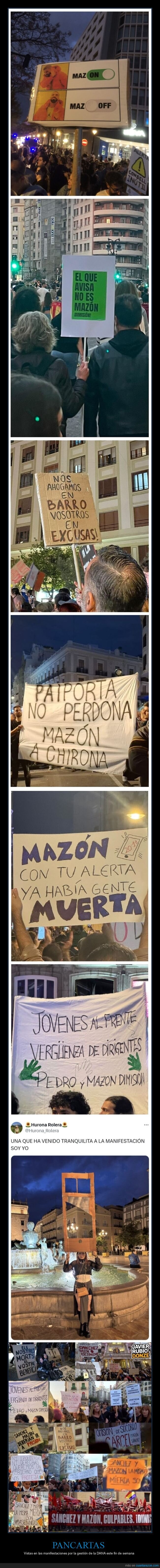 pancartas,manifestaciones,dana