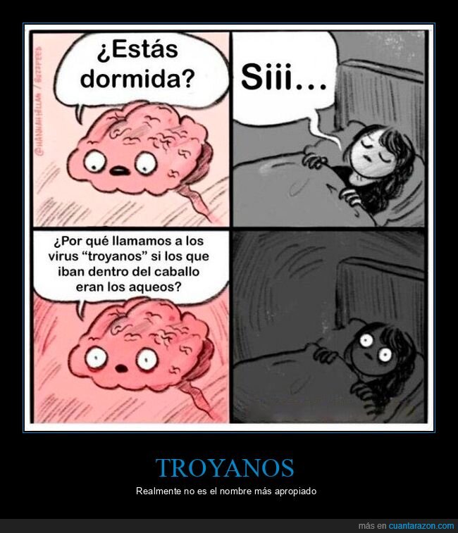 troyanos,aqueos,durmiendo,cerebro,virus