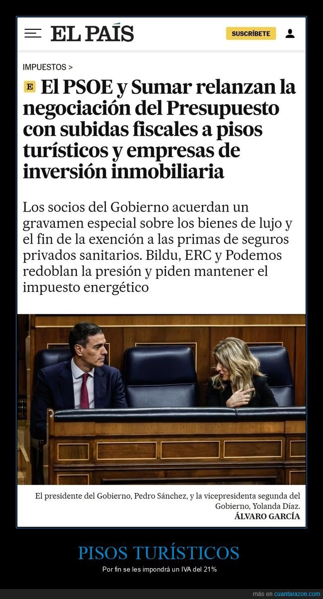 pisos turísticos,impuestos