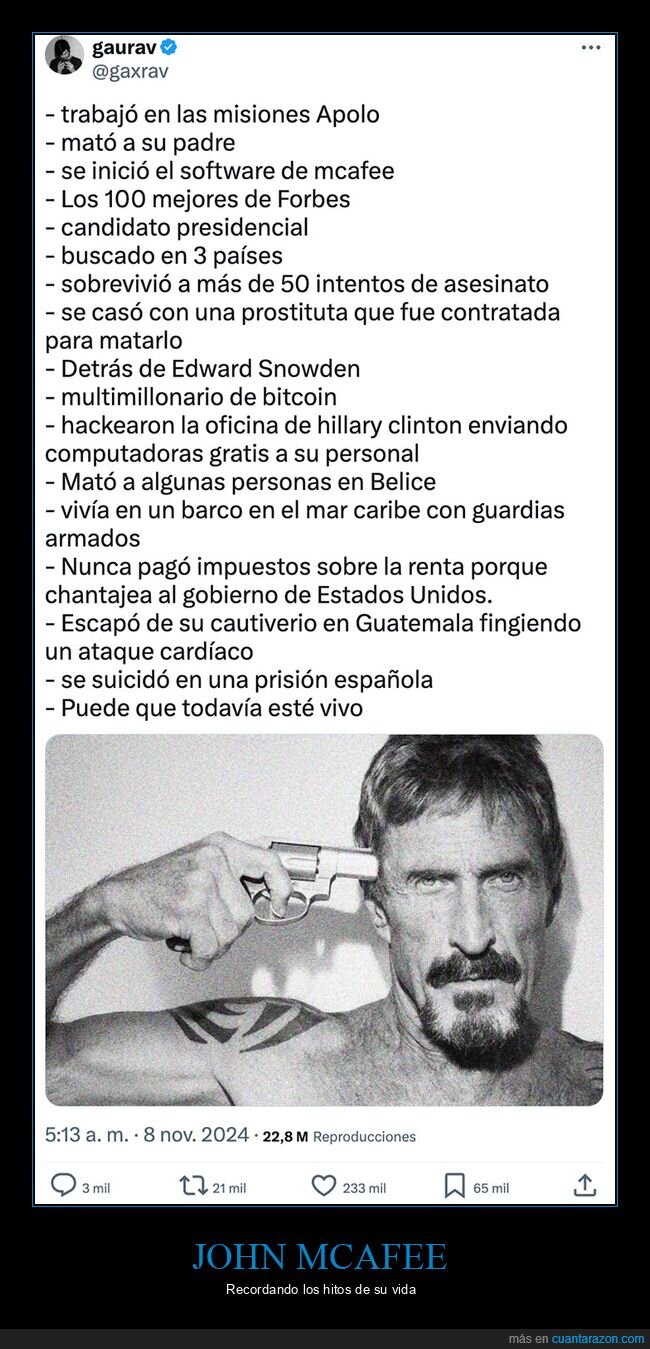 john mcafee,vida