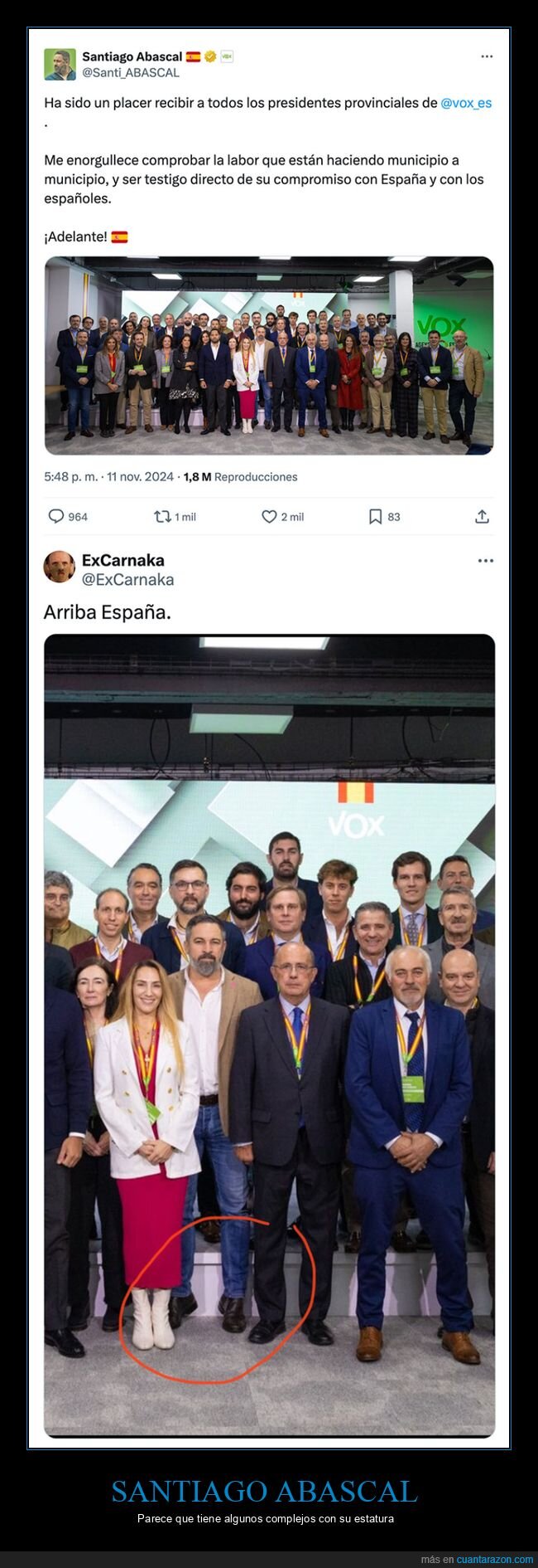 políticos,puntillas,santiago abascal