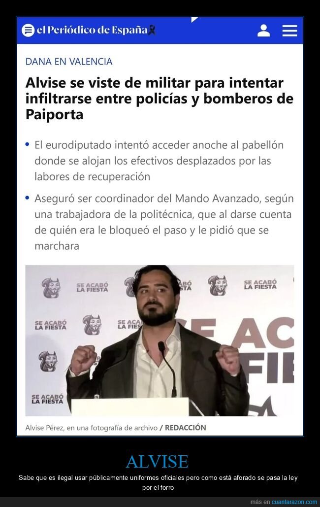 alvise,militar,infiltrarse