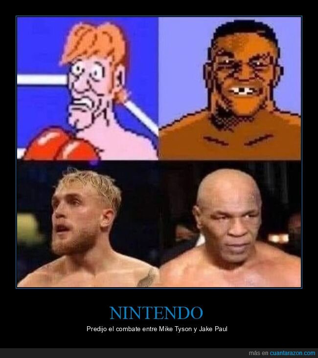 mike tyson,jake paul,nintendo,combate