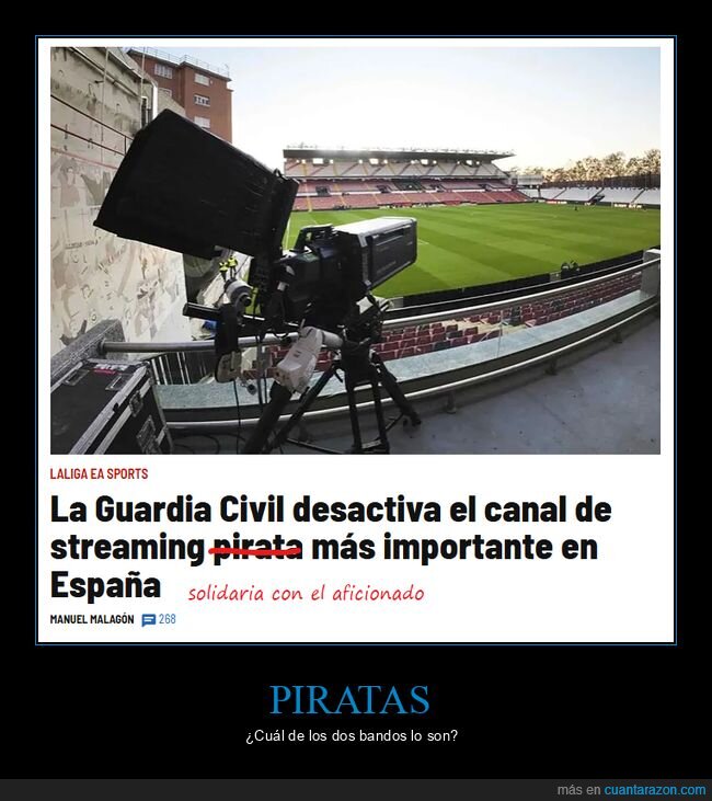 piratas,streaming,fútbol