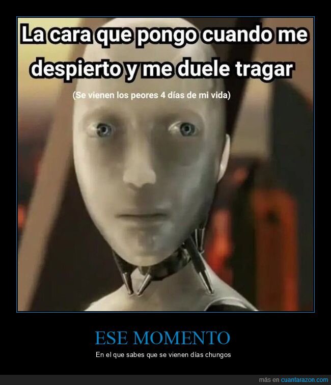 dolor,tragar,despertarse