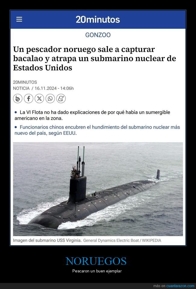 pescadores,noruegos,submarino nuclear