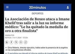 Enlace a Prosigue el culebrón de Imane Khelif