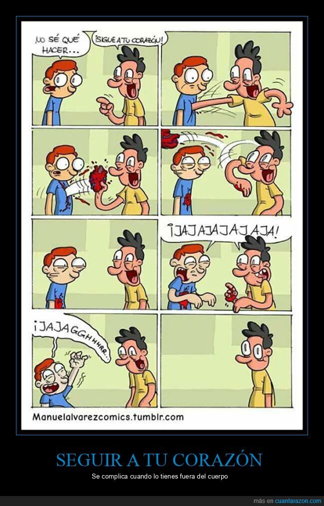 corazón,seguir
