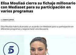 Enlace a A Elisa Mouliaá le ha salido trabajo