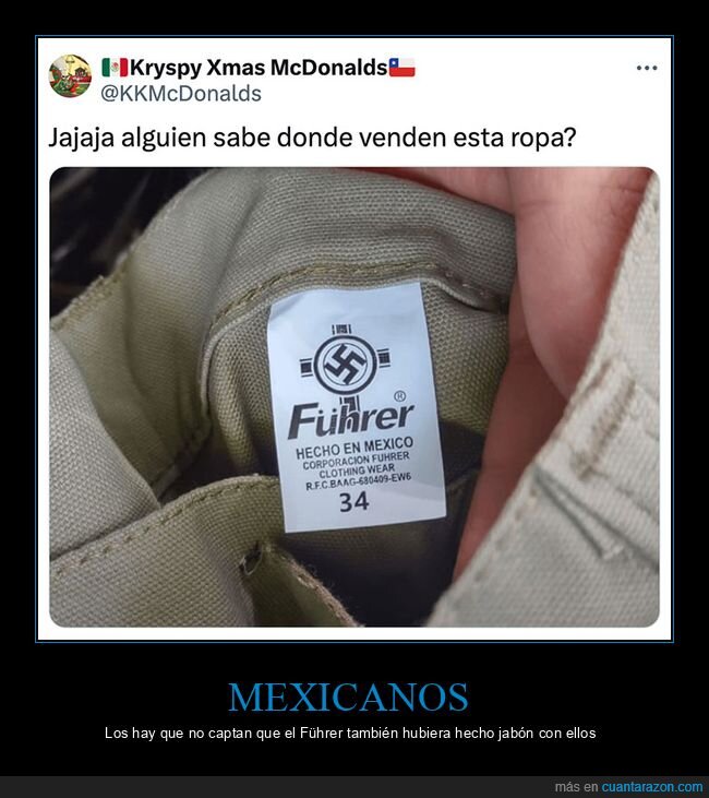führer,marca,méxico,ropa