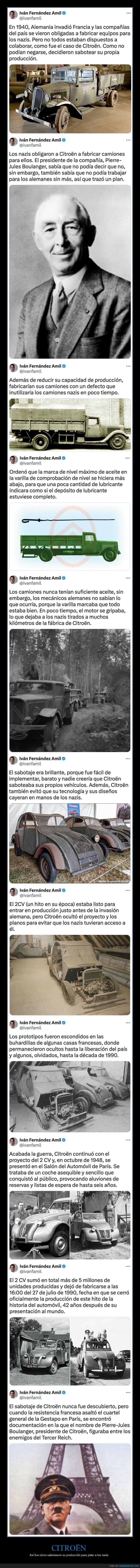 citroën,nazis,ii guerra mundial