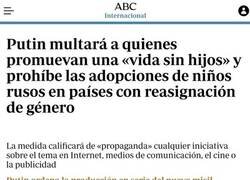 Enlace a Los rusos que no quieran hijos será mejor que se lo callen