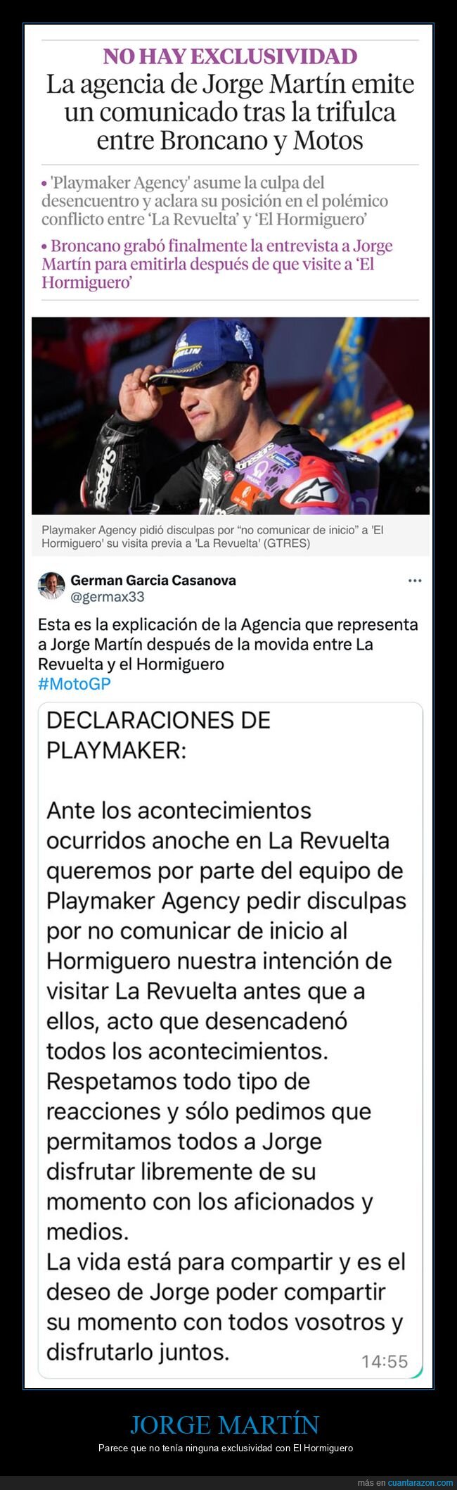 el hormiguero,jorge martín,la revuelta