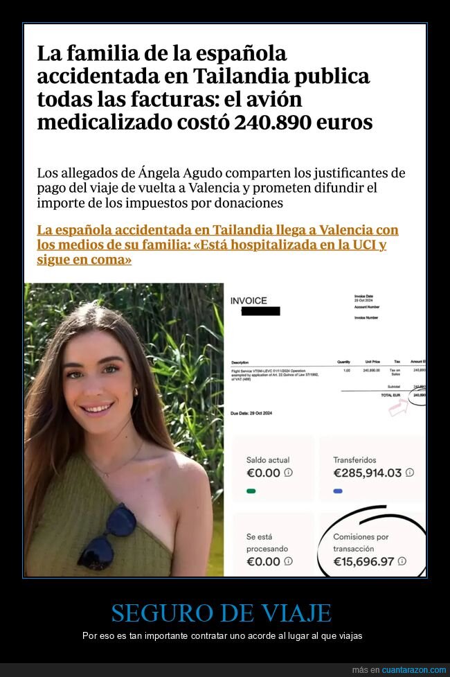 tailandia,facturas,avión medicalizado