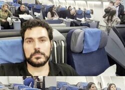 Enlace a Ese momento en el que sabes que el vuelo se va a hacer largo