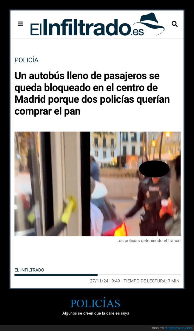 policía,autobús,comprar,pan