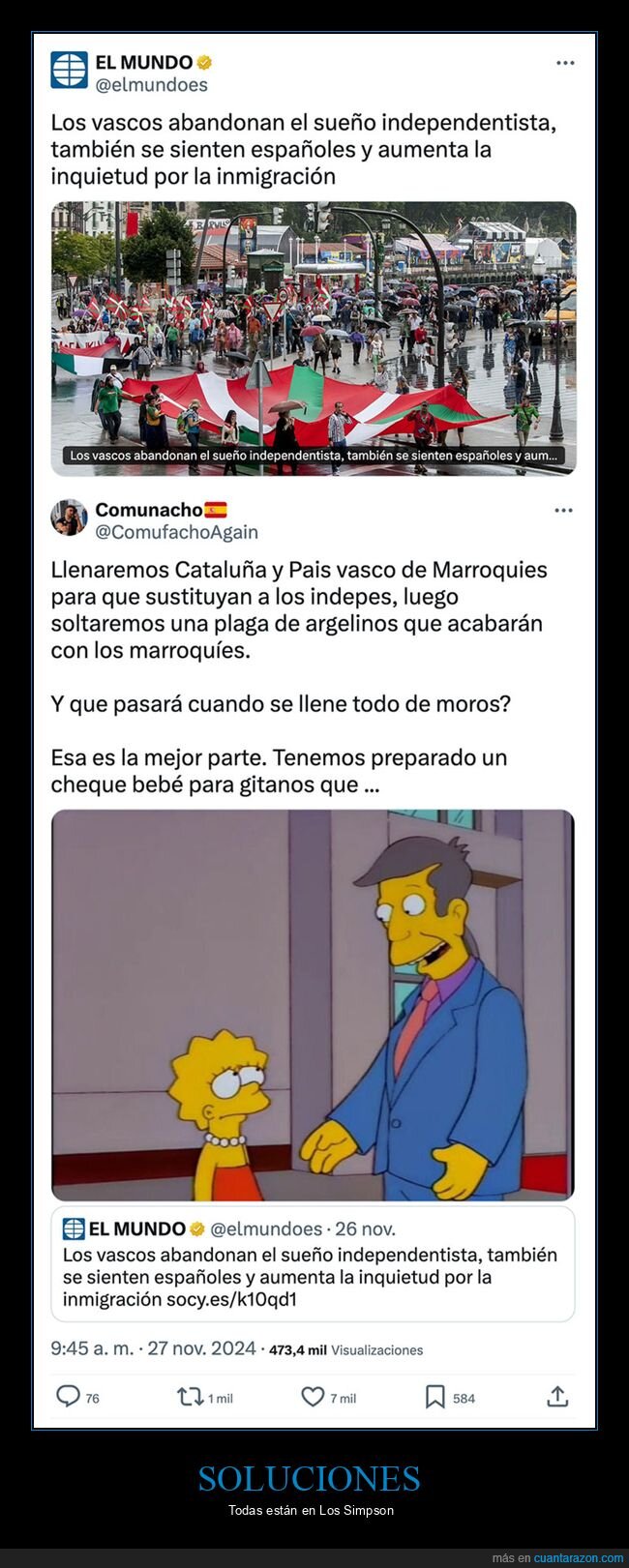 independentistas,inmigración,simpsons,vascos