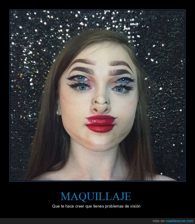 maquillaje,wtf