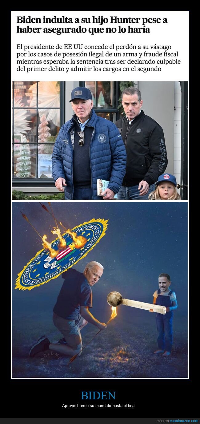 biden,hijo,hunter biden,indulto,políticos
