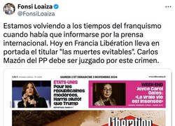 Enlace a Portada en la prensa francesa