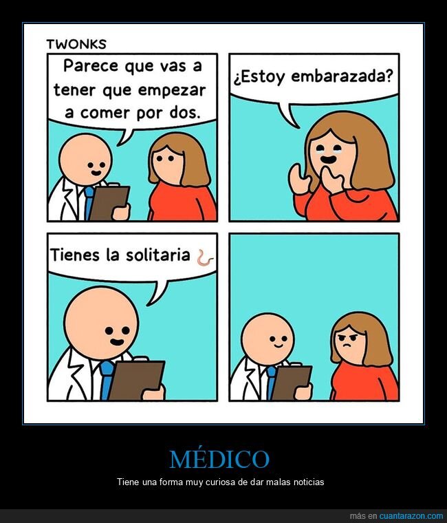 comer,embarazada,médico,solitaria,tenia