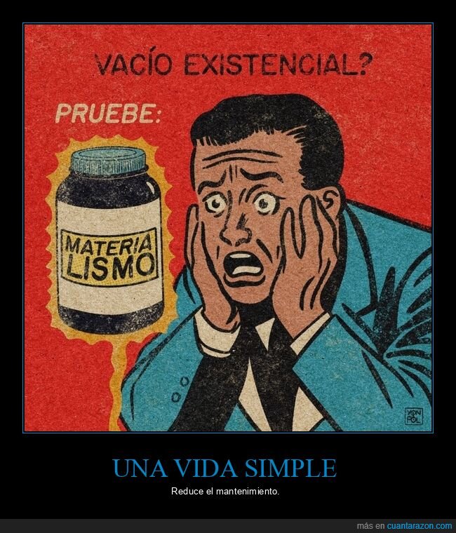 vacío existencial,materialismo