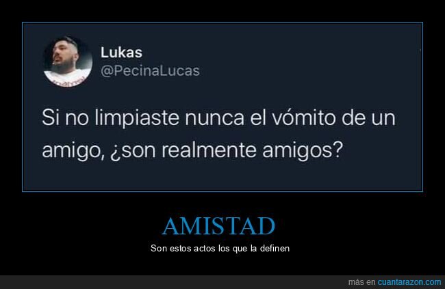 limpiar,vómito,amigo