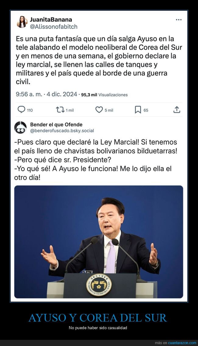 ayuso,corea del sur,ley marcial,políticos