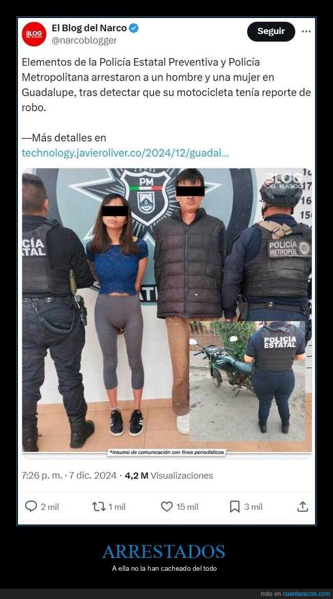 arrestados,policía,wtf