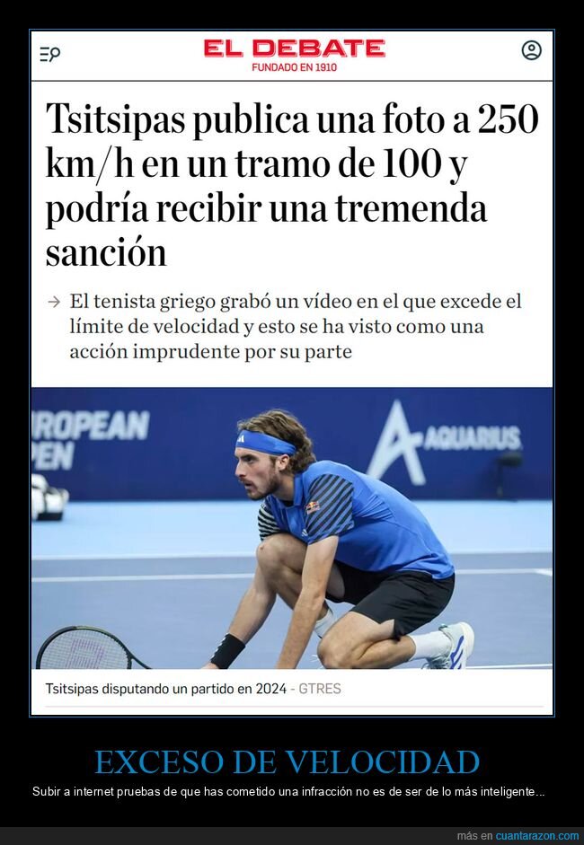 tsitsipas,velocidad,fails