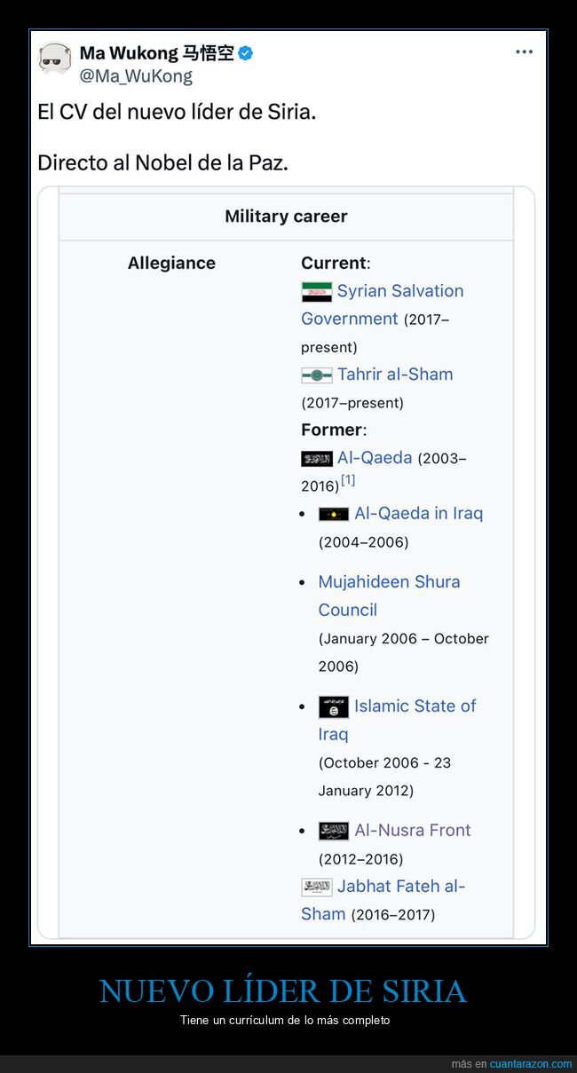 siria,líder,currículum