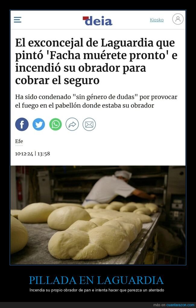 laguardia,exconcejal,incendio,seguro