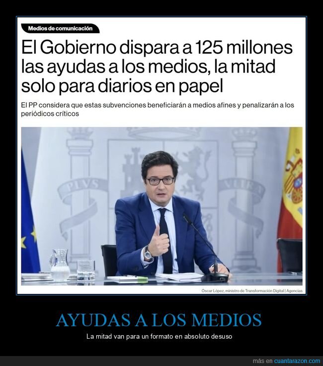 gobierno,ayudas,medios,papel