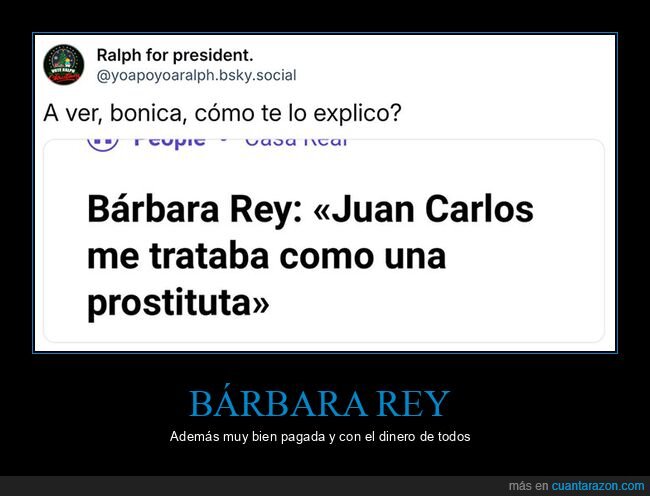 bárbara rey,juan carlos i,tratar