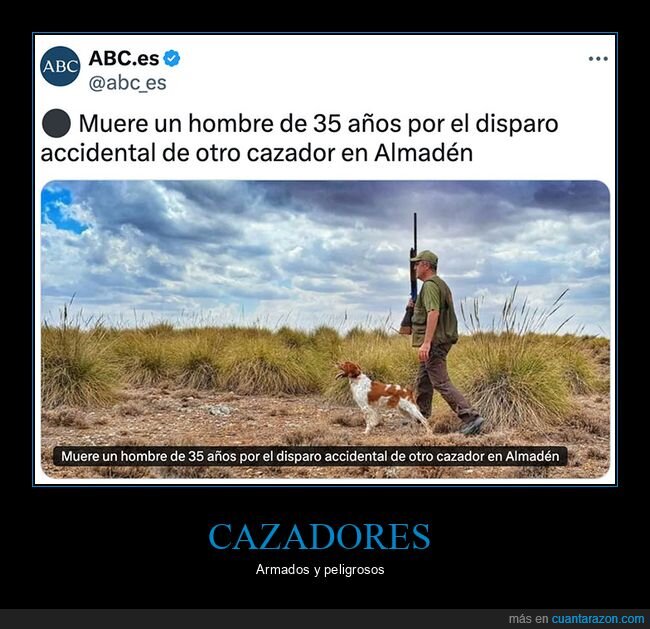 cazador,disparo,muerte