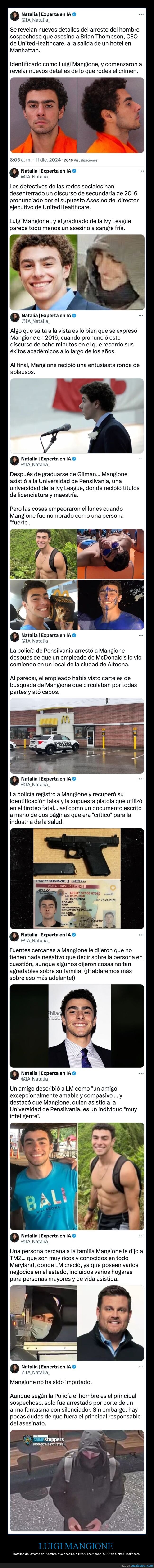 luigi mangione,arresto,ceo unitedhealthcare
