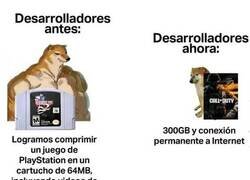 Enlace a Desarrolladores de videojuegos: antes y ahora