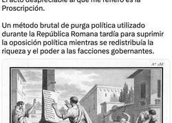 Enlace a La proscripción: un método brutal de purga política utilizado durante la República Romana tardía para suprimir la oposición política