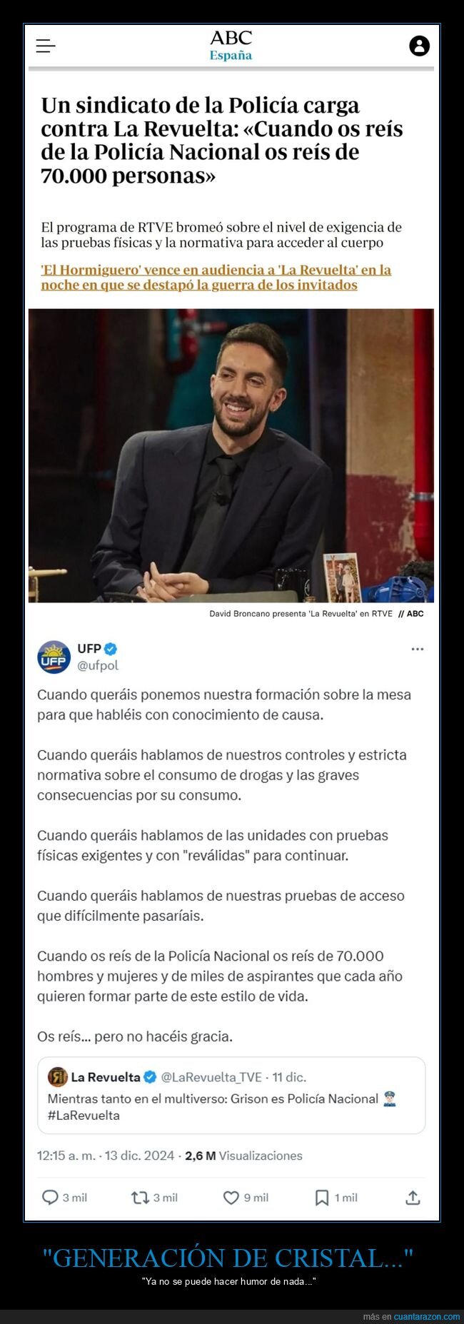 la revuelta,policía