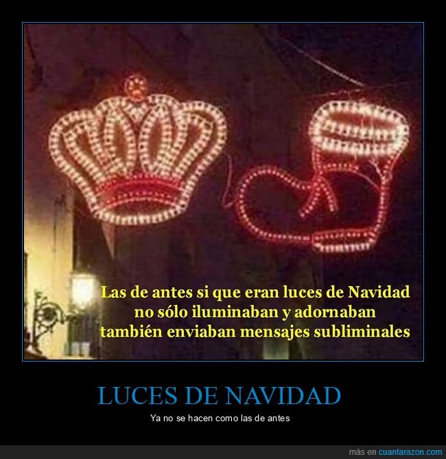 luces de navidad,mensajes subliminales