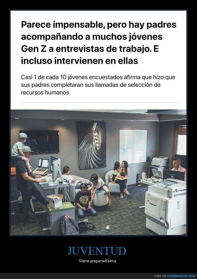 entrevistas de trabajo,jóvenes,padres