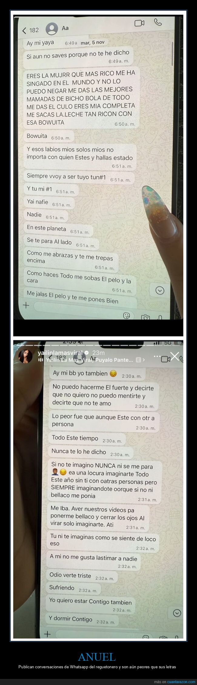 anuel,whatsapp