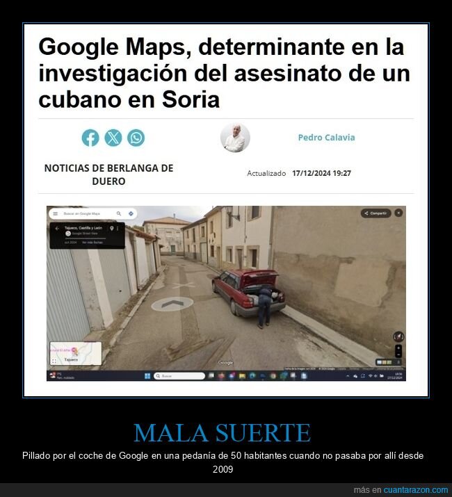 asesinato,google maps,pillada