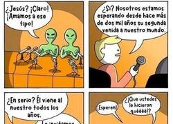 Enlace a Aliens y Jesús