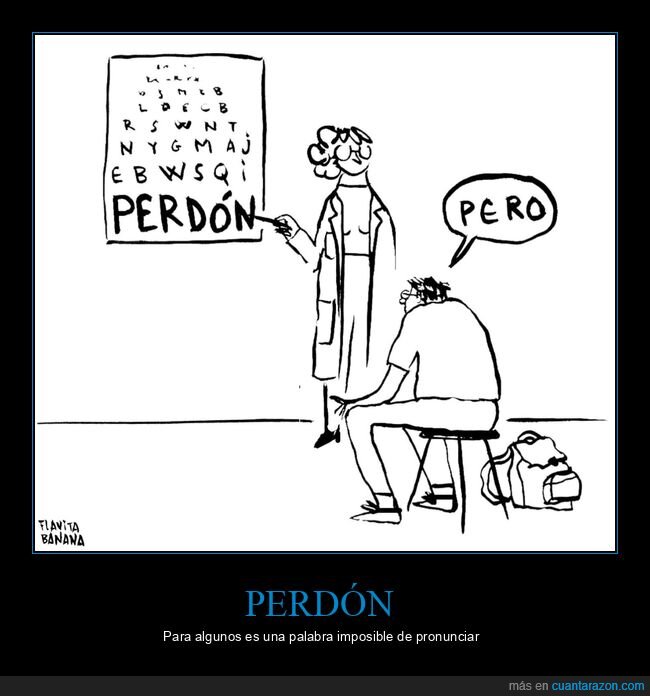 perdón,oculista