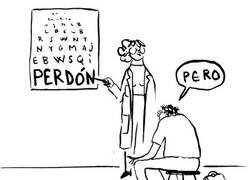 Enlace a Ni en el oculista...