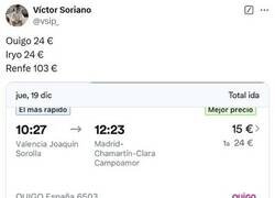 Enlace a Enormes diferencias en los precios de billetes de tren