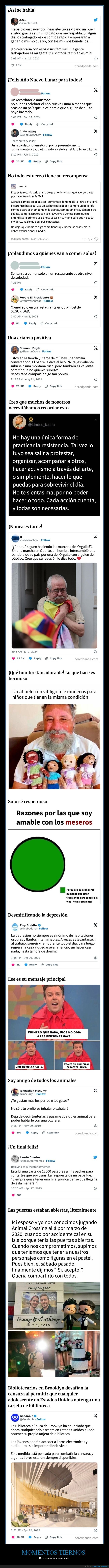 momentos tiernos,compañerismo