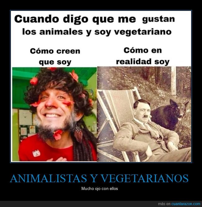 animales,expectativas,hitler,realidad,vegetarianos